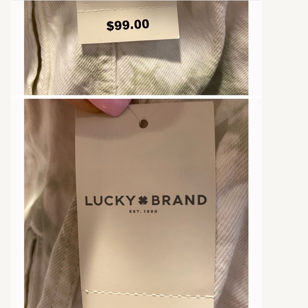 Lucky Brand Light Wash Jacket Size Large EUC Classic - Picture 7 of 7